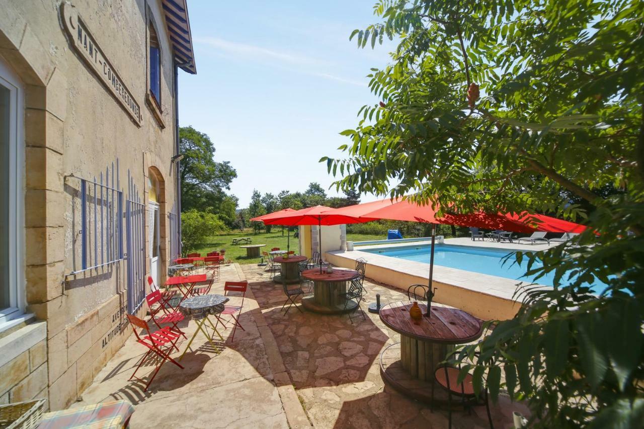 La Gare Aux Anes Hotel Combe-Redonde Bagian luar foto